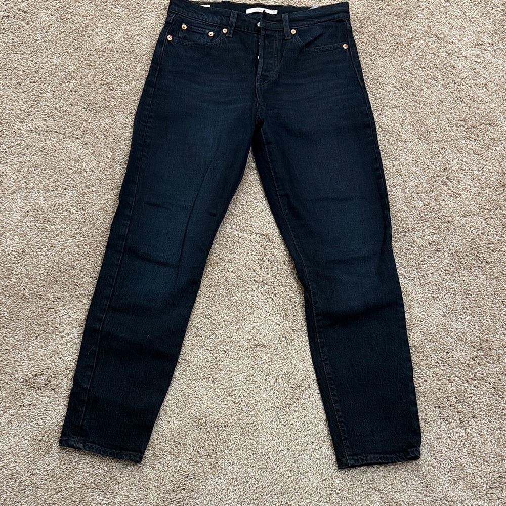 Levi's Women's Midnight Blue Wedgie Fit Jeans